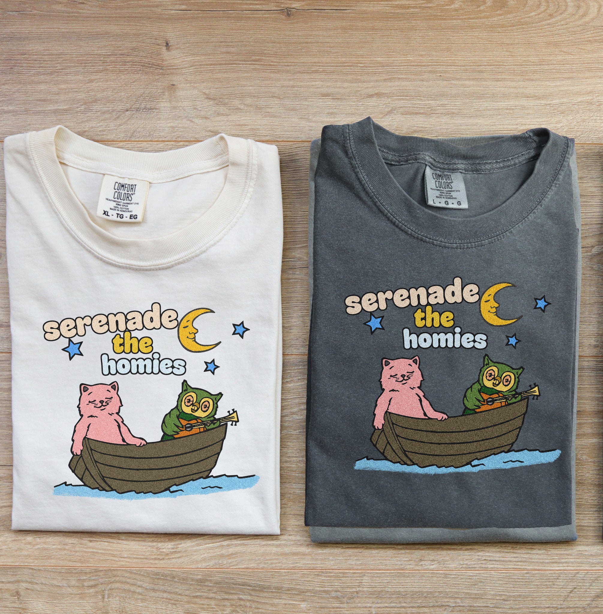 Serenade The Homies Unisex Garment-Dyed T-shirt