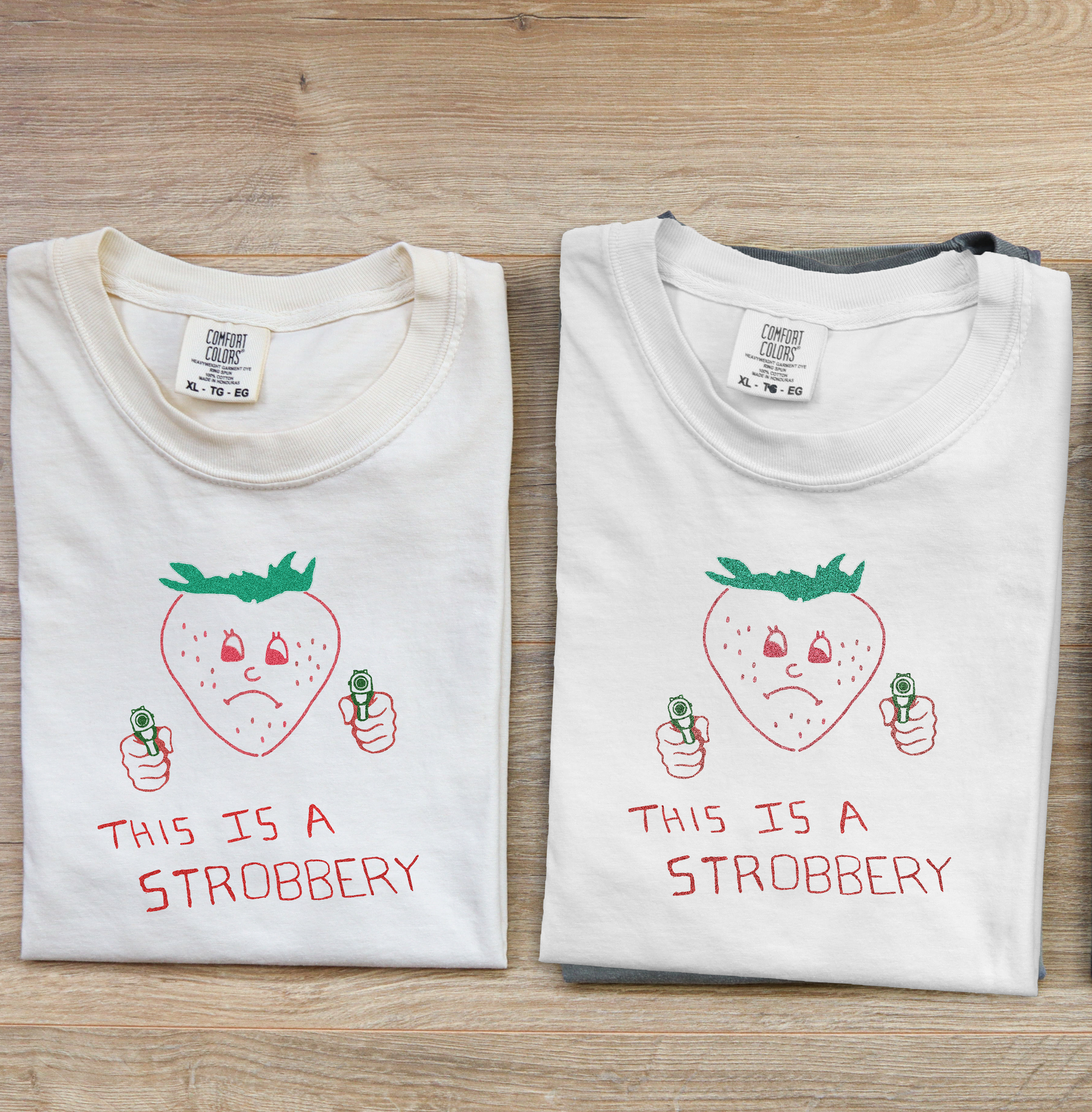 This is a Strobbery Unisex Garment-Dyed T-shirt