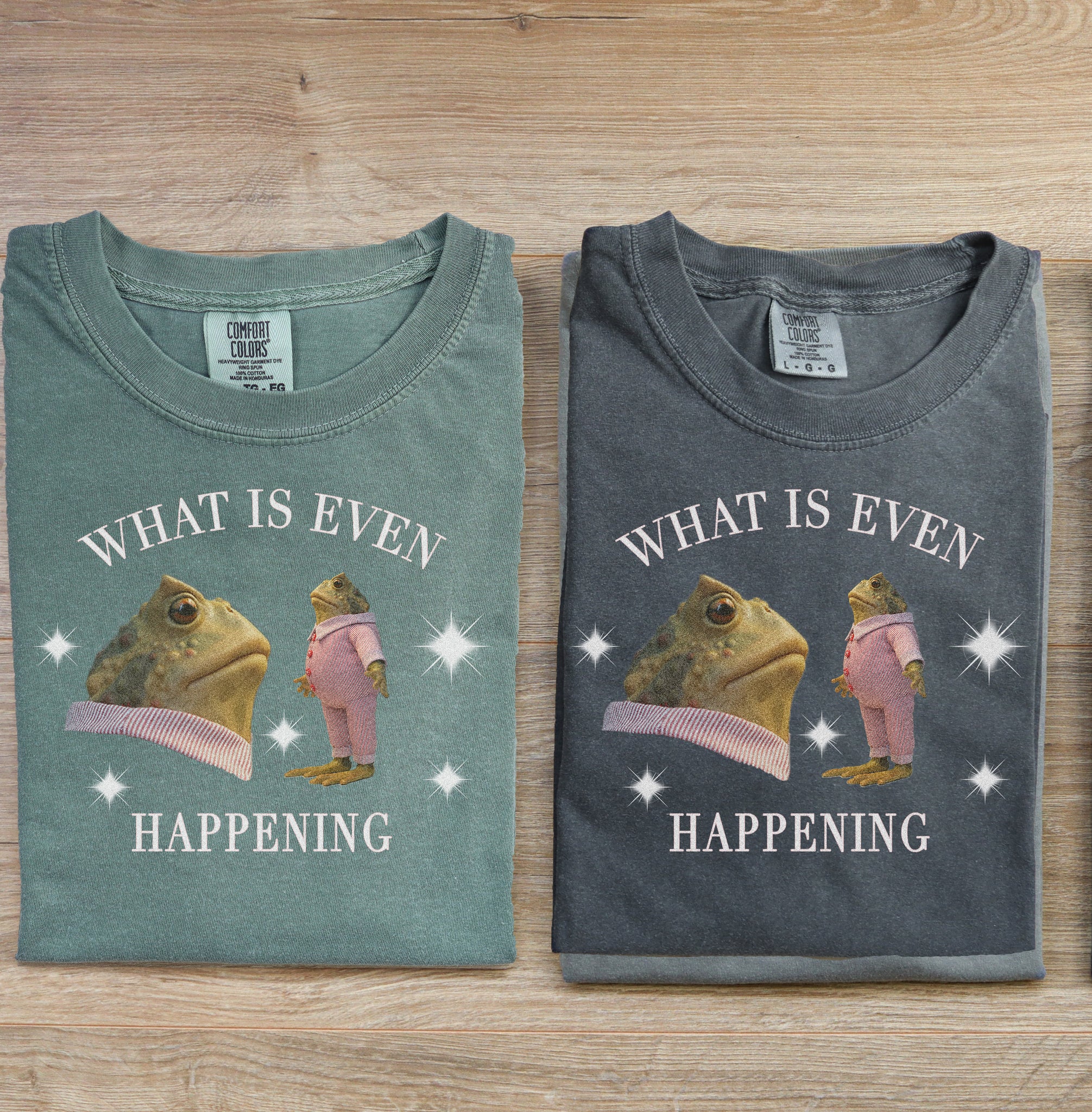 What Is Even Happening Unisex Garment-Dyed T-shirt