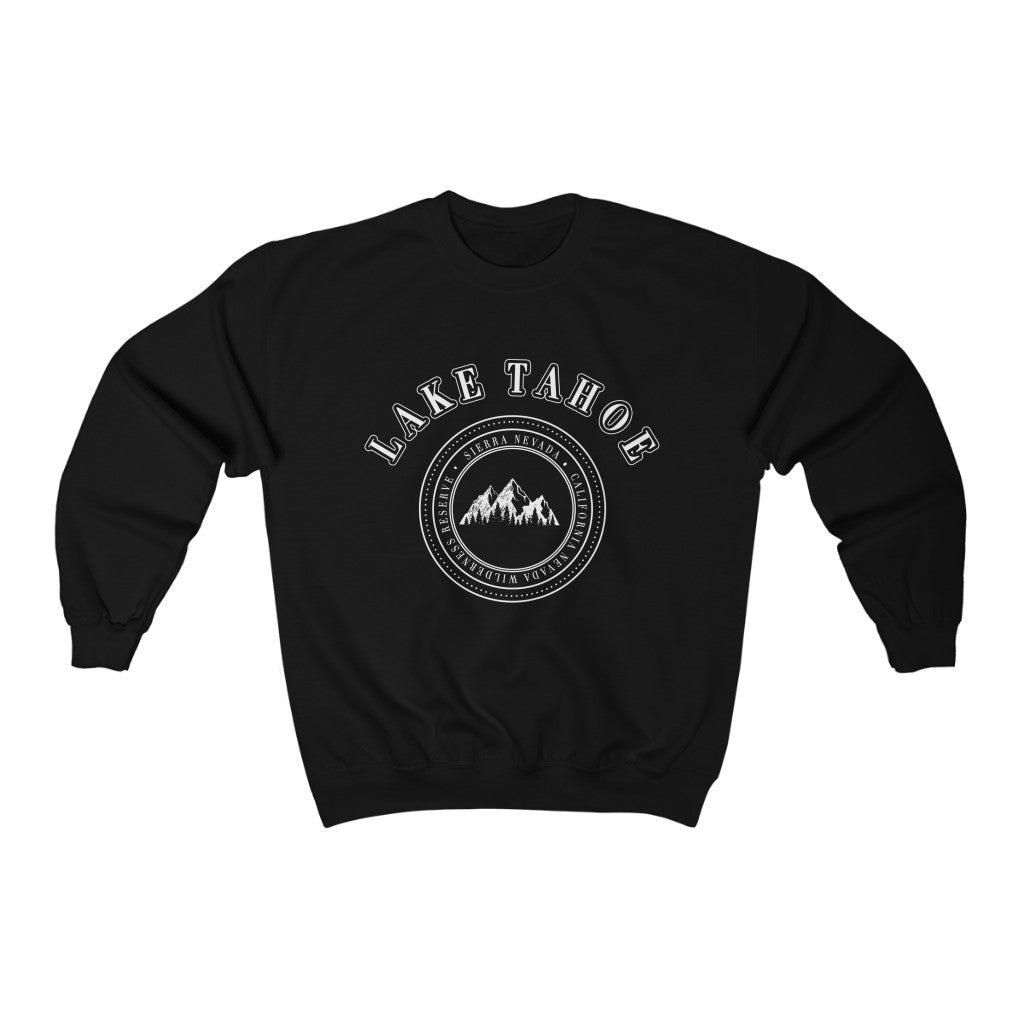 Lake Tahoe Retro Style Crewneck Sweatshirt