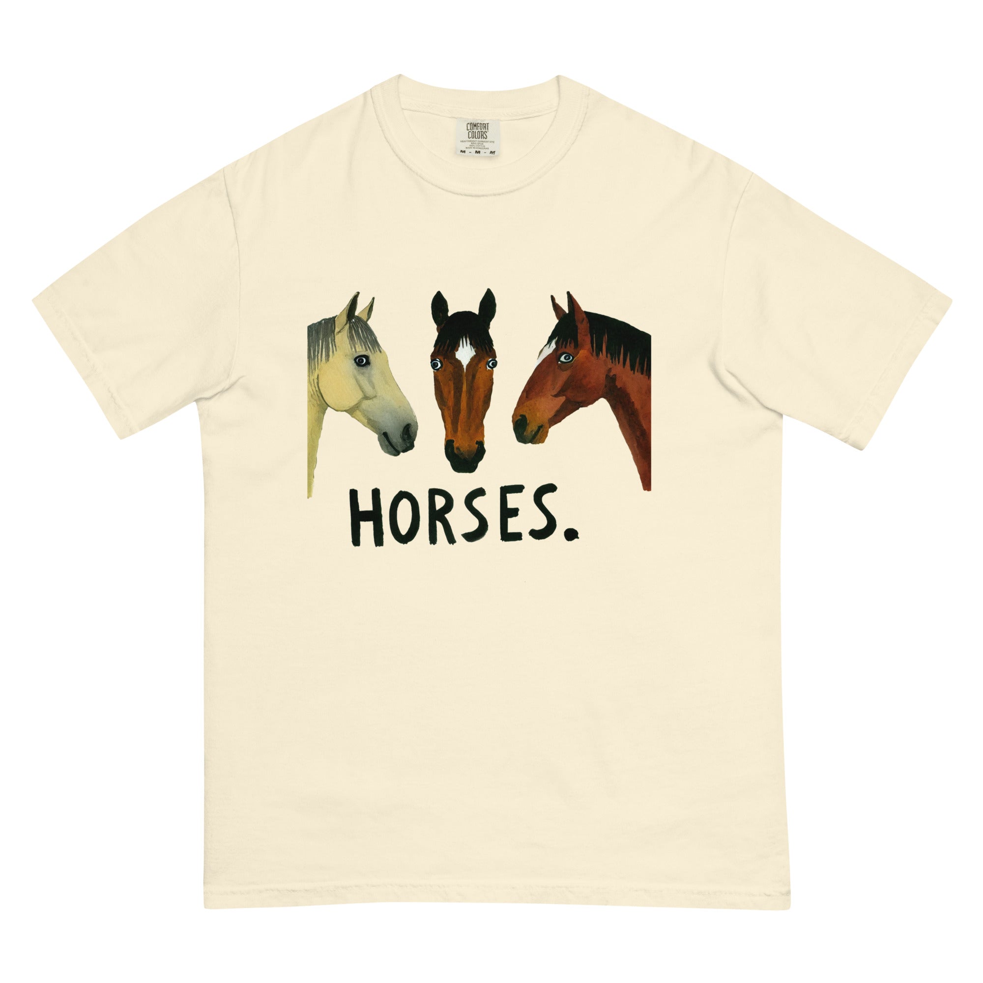 Horses Unisex Unisex Garment-Dyed T-shirt