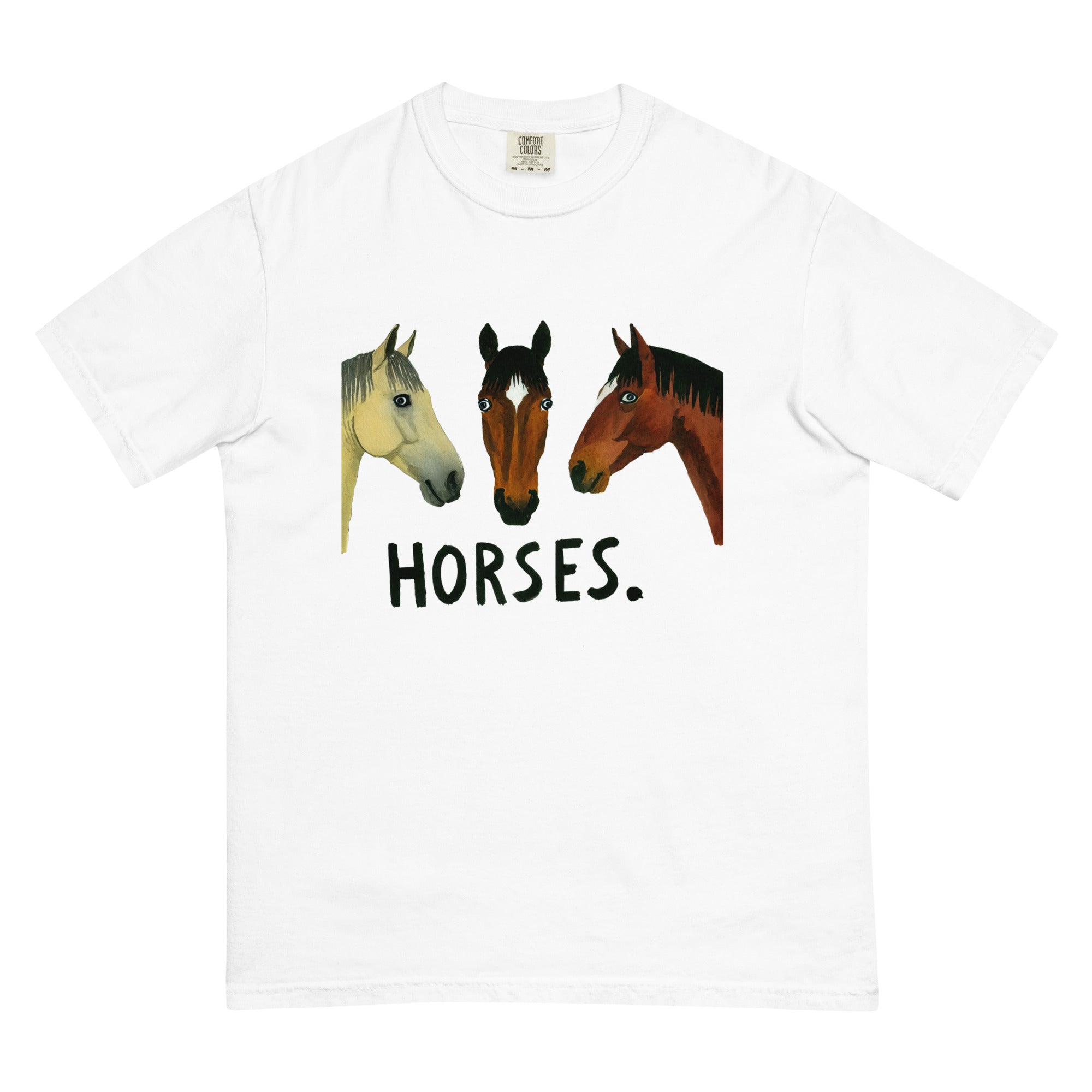 Horses Unisex Unisex Garment-Dyed T-shirt