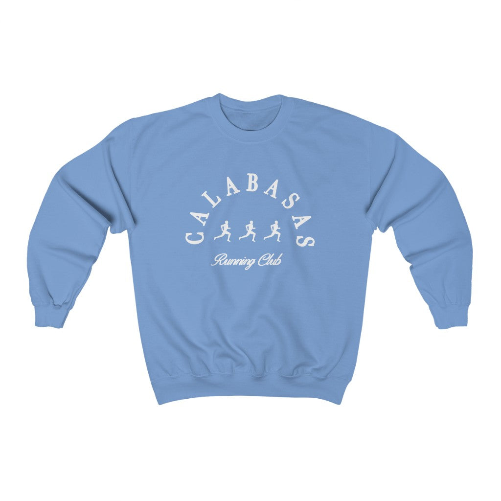 Calabasas Running Club Retro Style Crewneck Sweatshirt