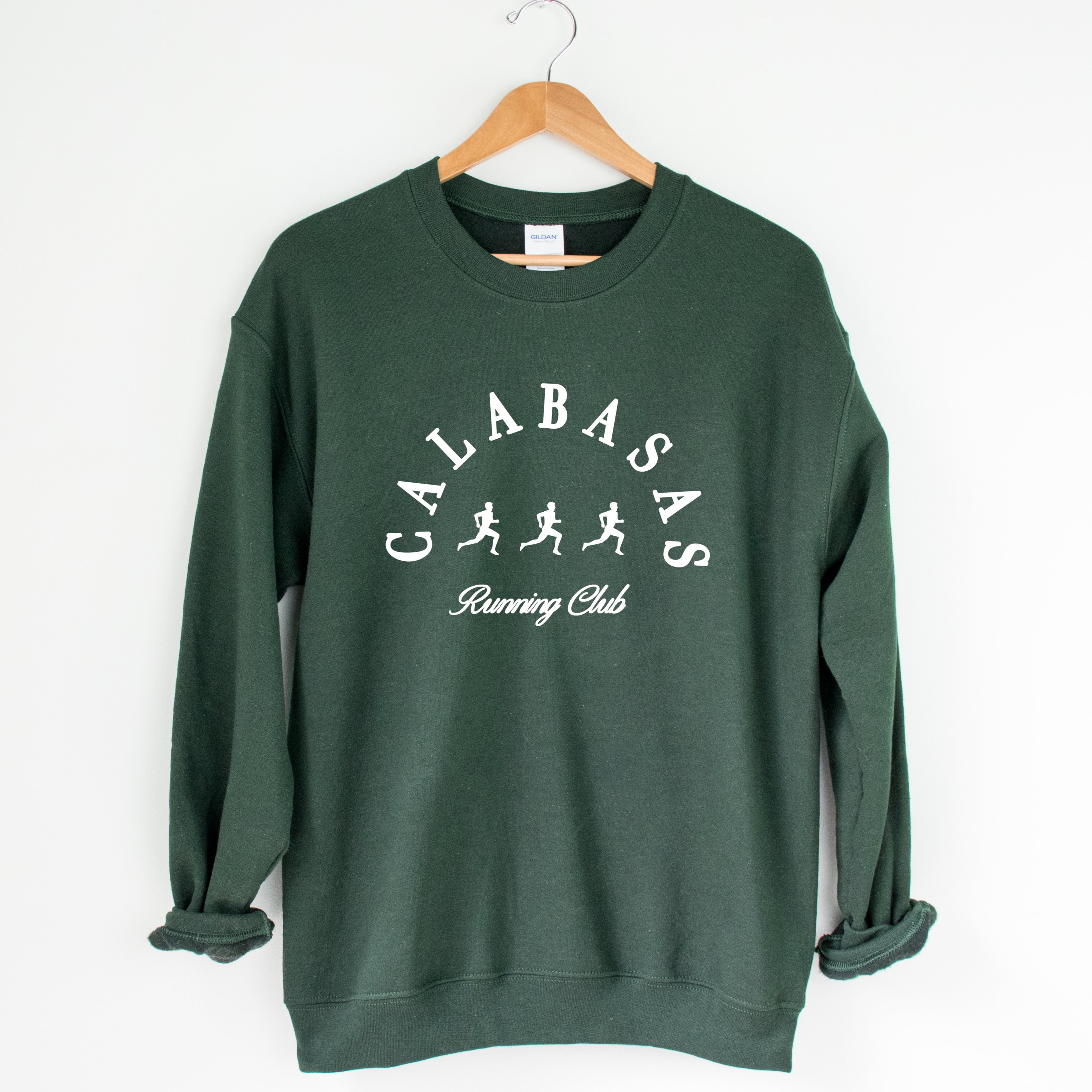 Calabasas Running Club Retro Style Crewneck Sweatshirt Calabasas Running Club Retro Style Crewneck Sweatshirt