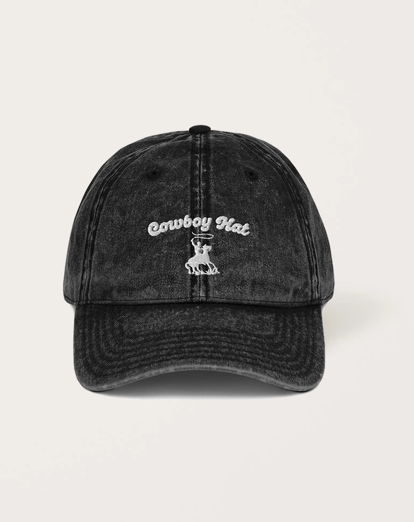 Cowboy Hat Vintage Cotton Twill Cap
