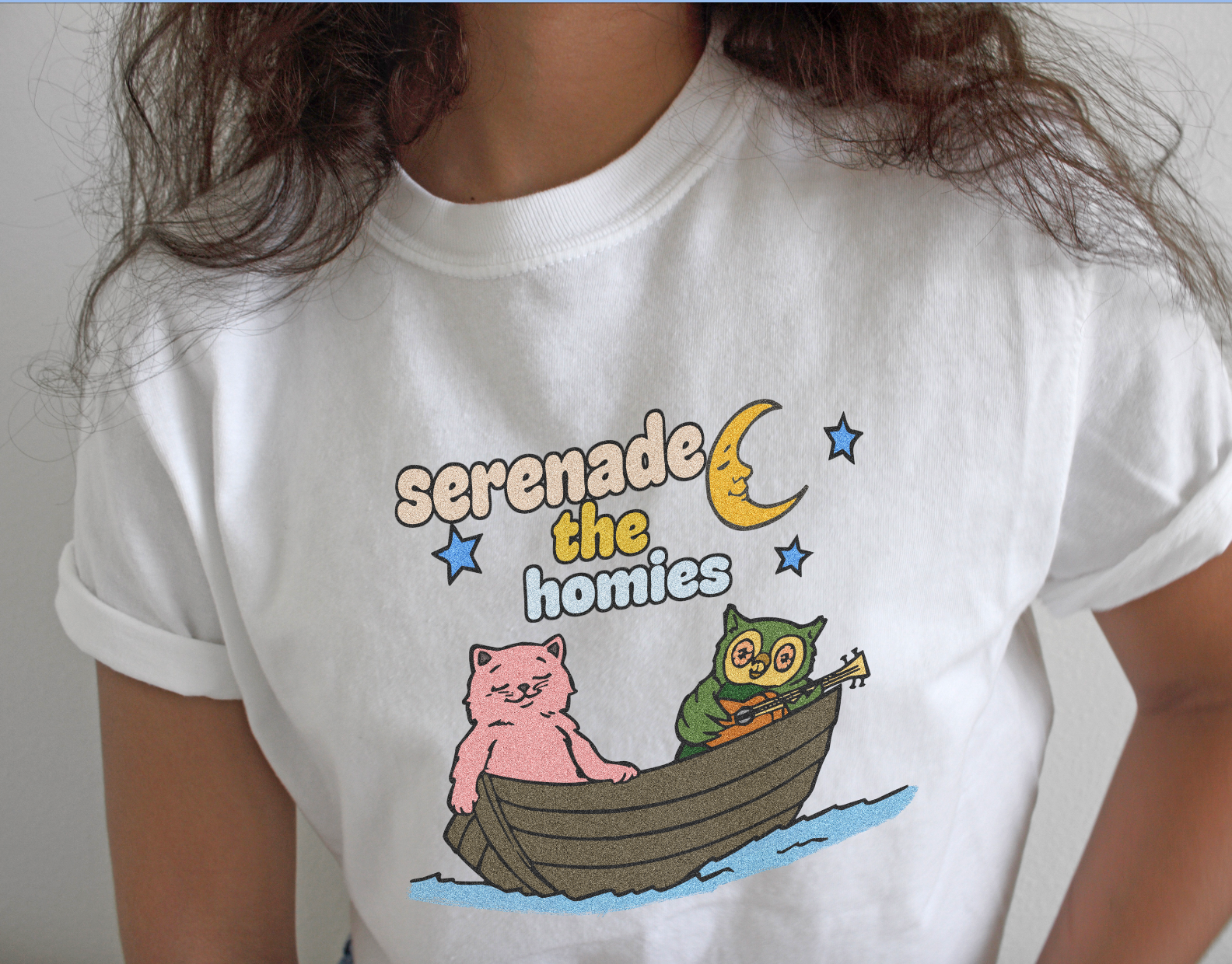 Serenade The Homies Unisex Garment-Dyed T-shirt