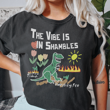 The Vibe Is In Shambles Unisex Garment-Dyed T-shirt – SummerLaundry