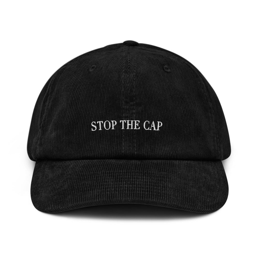 Stop the Cap Corduroy Hat