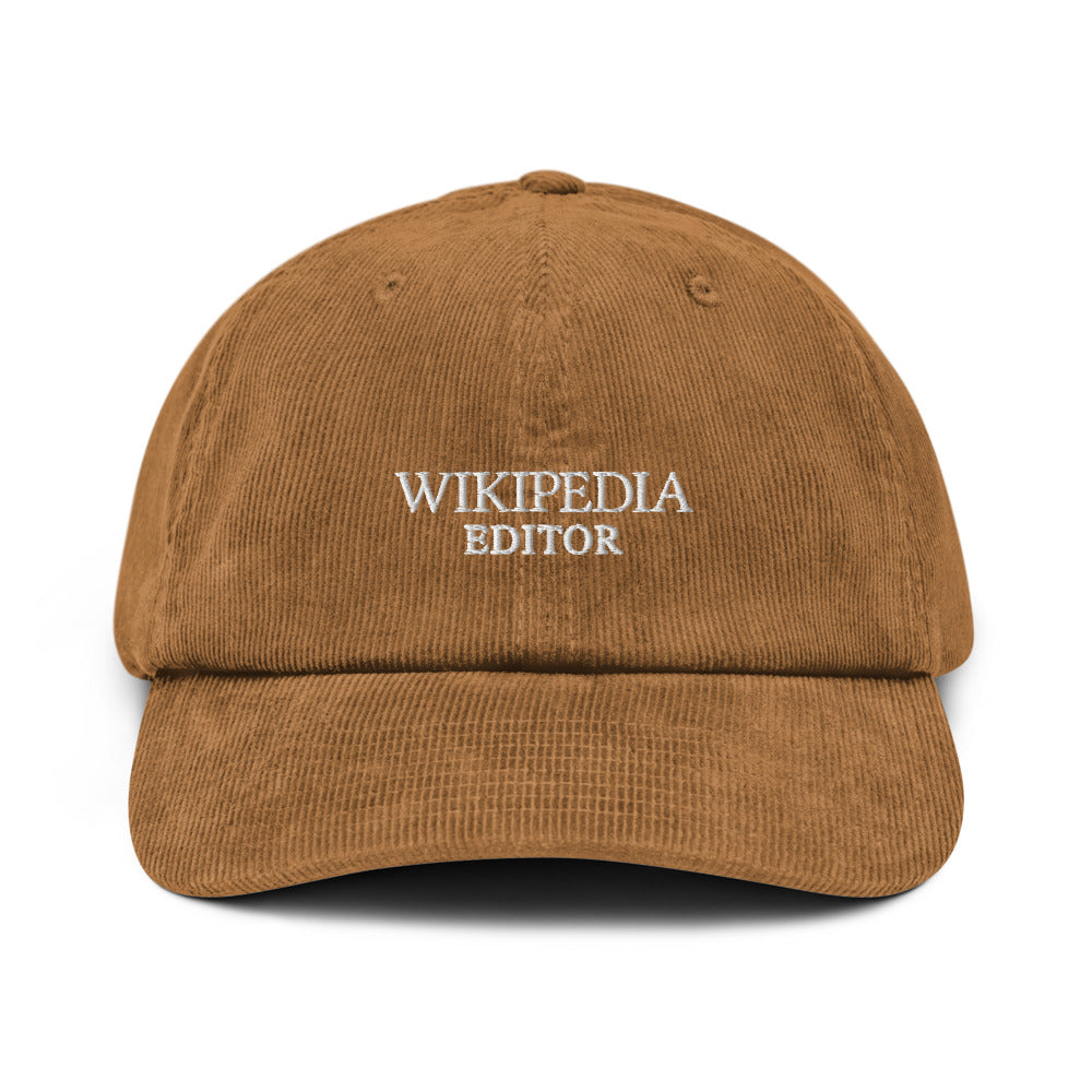 Wikipedia Editor Corduroy hat - 帽子