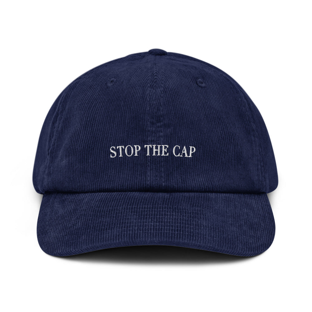 Stop the Cap Corduroy Hat